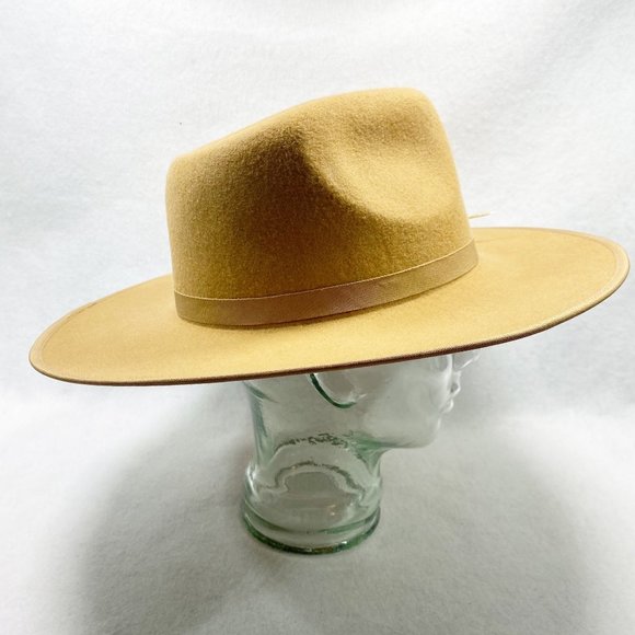 Tan Felt Wide Brim Rancher - Picture 12 of 14